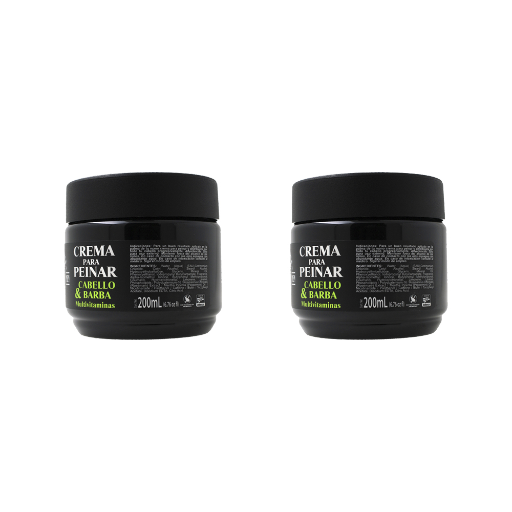 CREMA PARA PEINAR 200GR BARBER STYLE (2PACK) PBS-200-P2