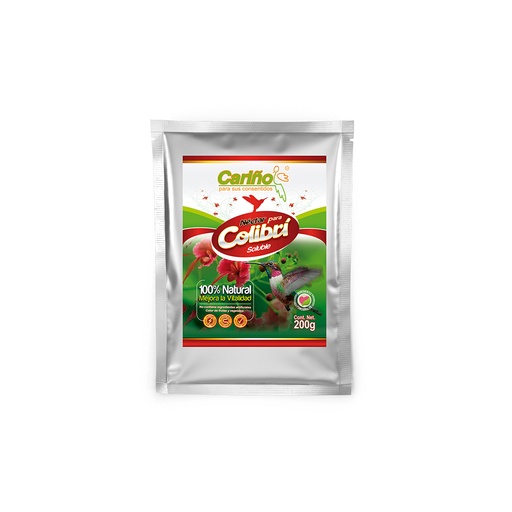 [B08JHH1FY5] NECTAR INSTANTÁNEO PARA COLIBRÍ 200G CARINO NC200R